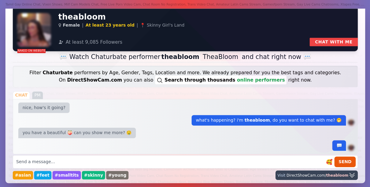 theabloom chaturbate live webcam chat