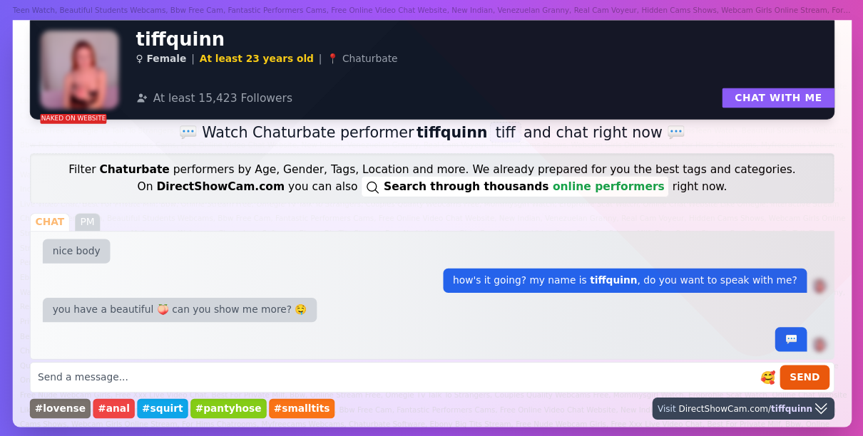 tiffquinn chaturbate live webcam chat