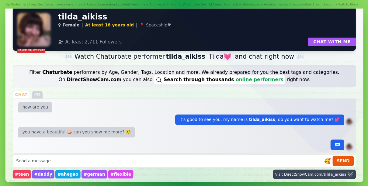 tilda_aikiss chaturbate live webcam chat