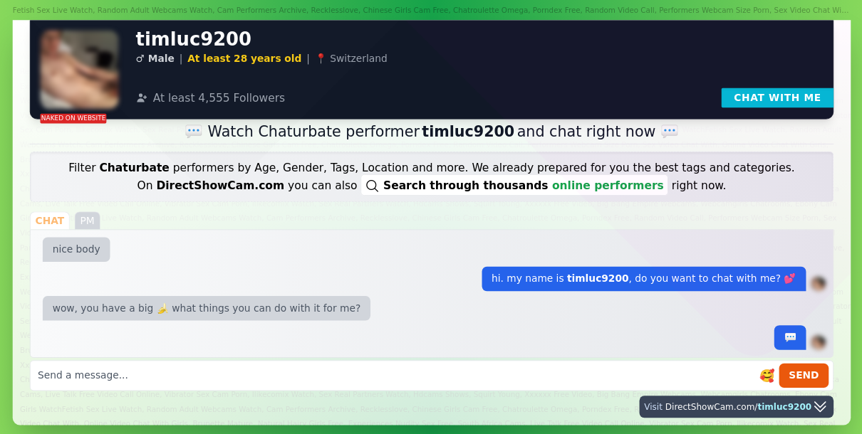 timluc9200 chaturbate live webcam chat