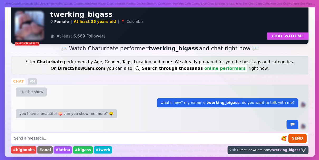 twerking_bigass chaturbate live webcam chat
