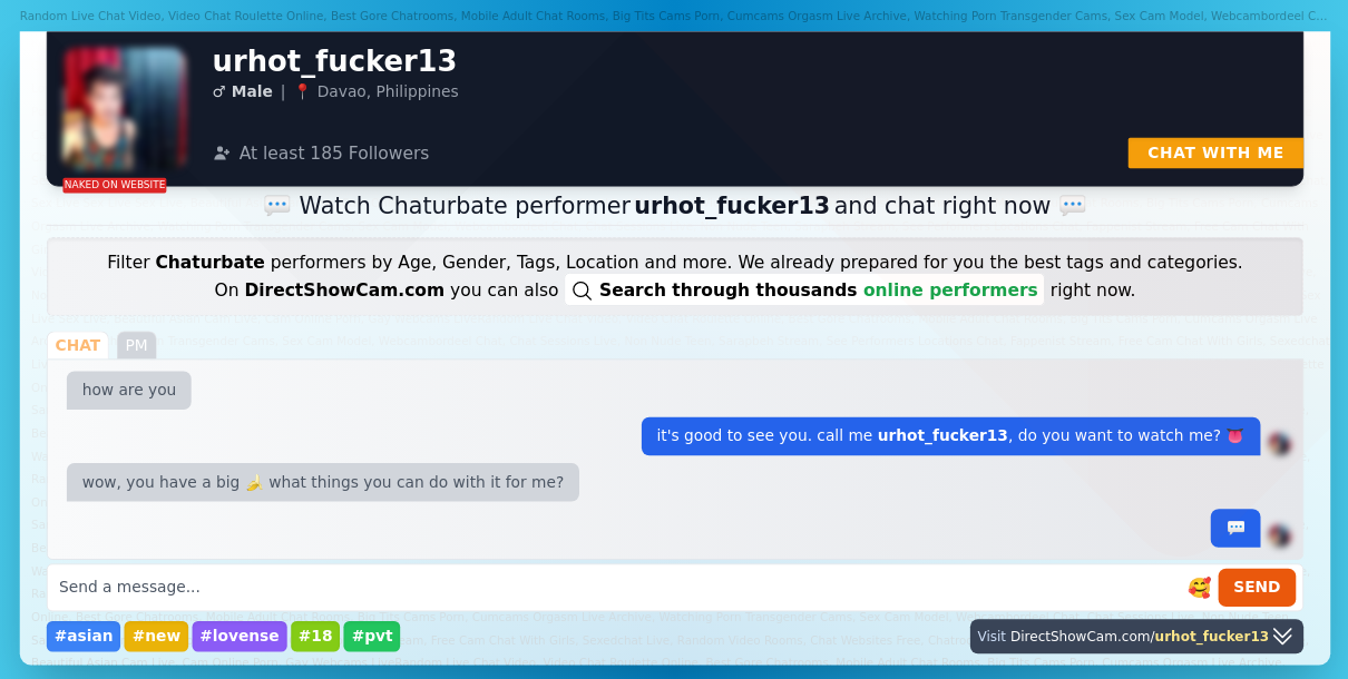 urhot_fucker13 chaturbate live webcam chat