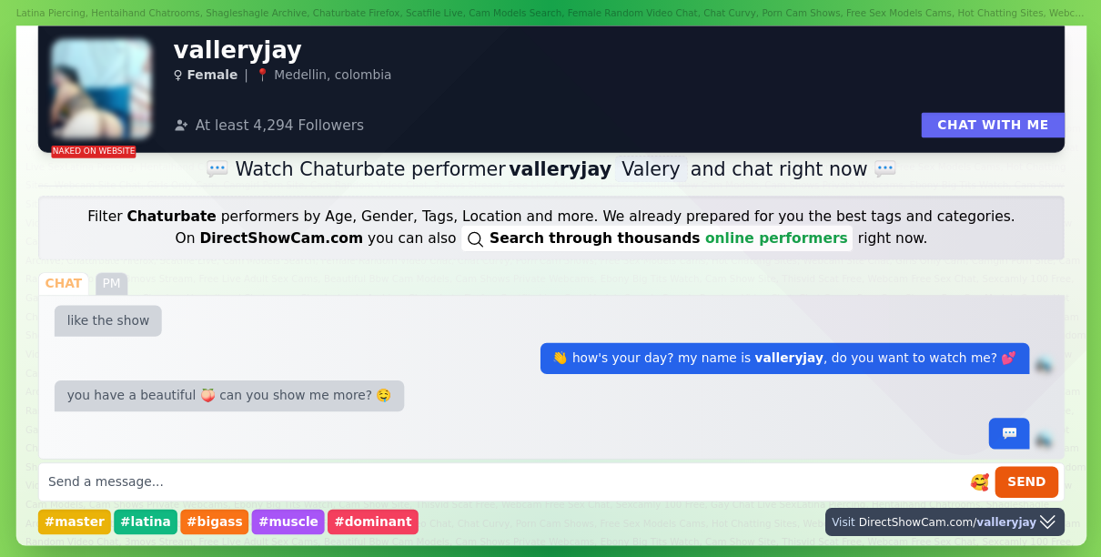 valleryjay chaturbate live webcam chat