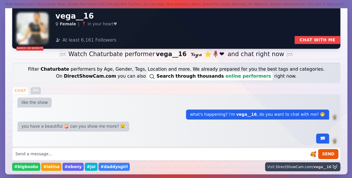 vega__16 chaturbate live webcam chat