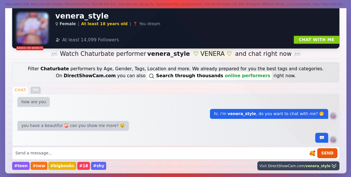venera_style chaturbate live webcam chat