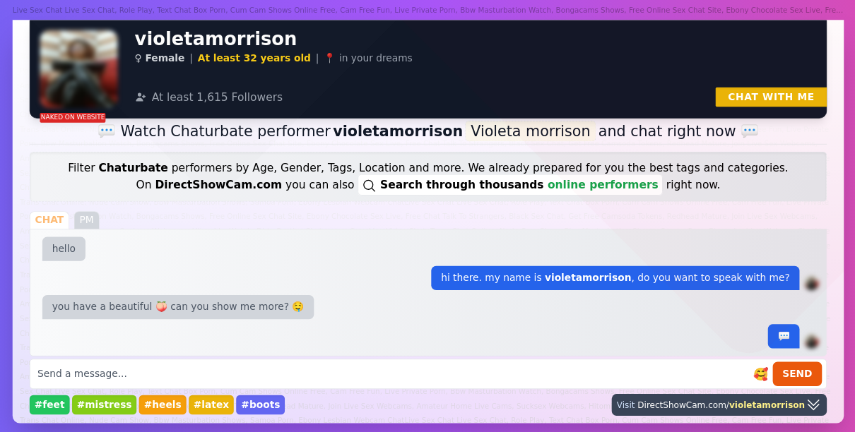 violetamorrison chaturbate live webcam chat
