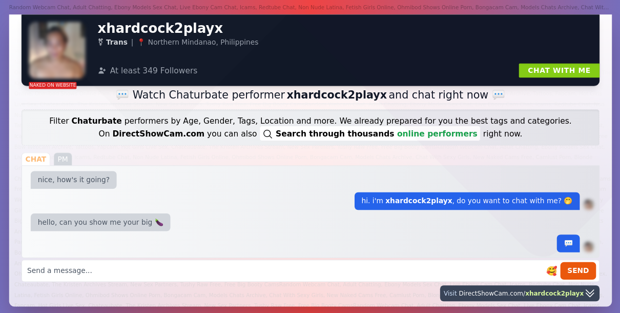 xhardcock2playx chaturbate live webcam chat