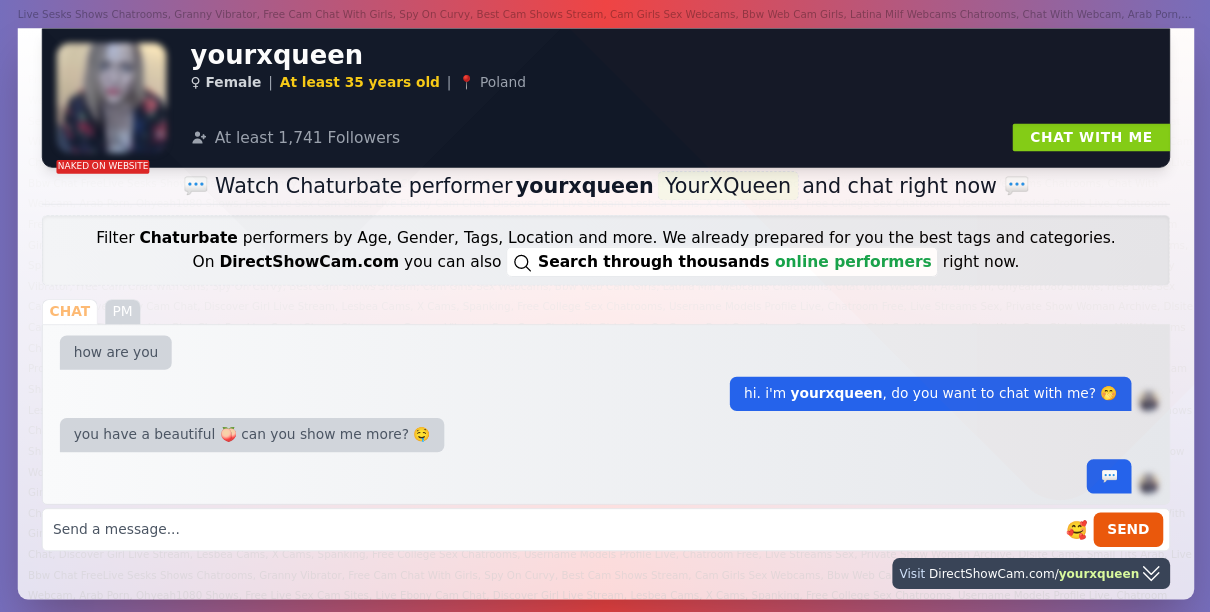 yourxqueen chaturbate live webcam chat