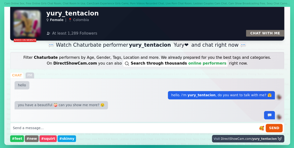 yury_tentacion chaturbate live webcam chat