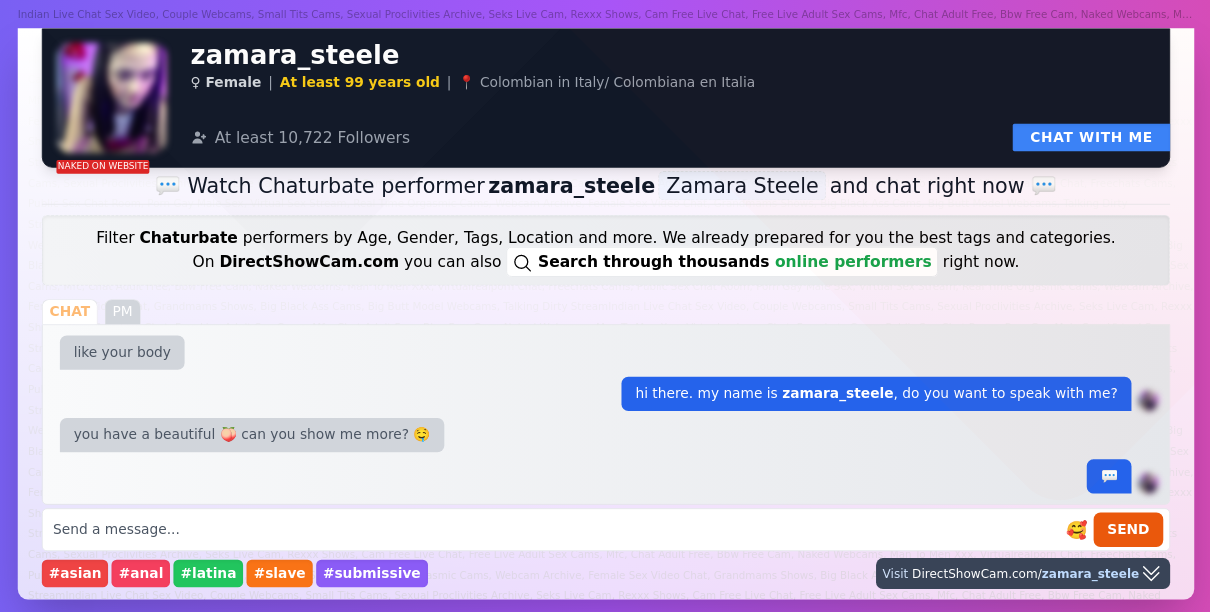 zamara_steele chaturbate live webcam chat