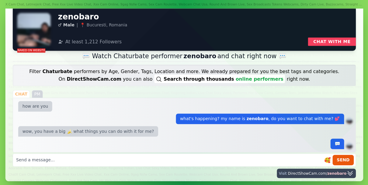 zenobaro chaturbate live webcam chat